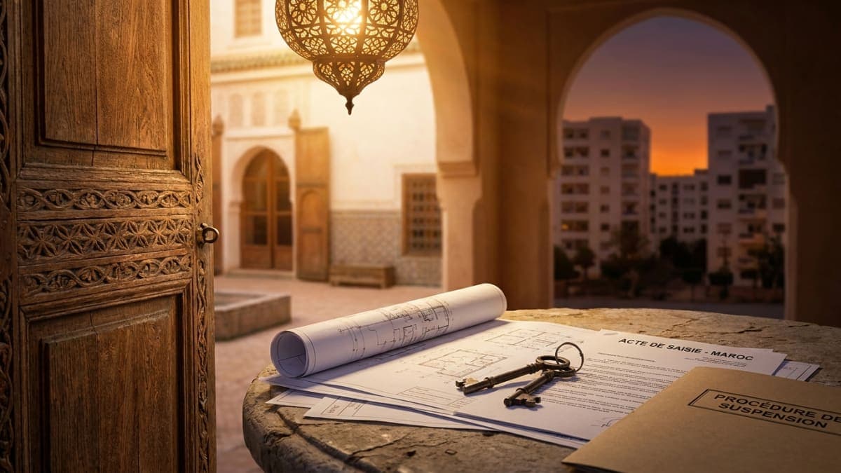 إيقاف الحجز العقاري في المغرب: المسطرة والدفوع التي قد تعلّق البيع بالمزاد
